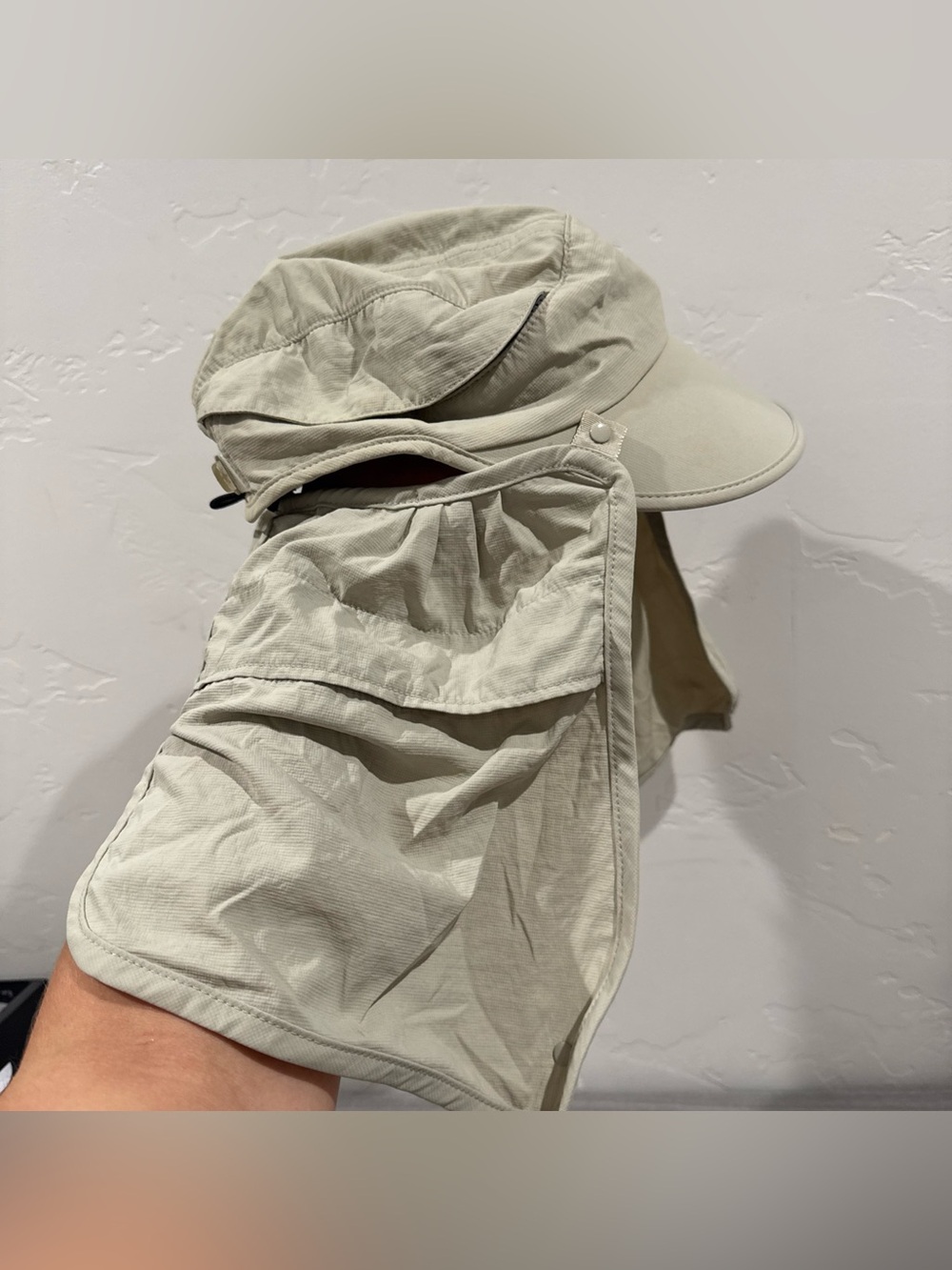 Sunday Afternoon Hat Cap Neck Cover Tan Beige Size M Unisex Active Fishing